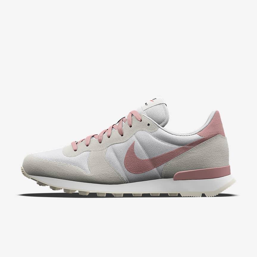 Giày Nike Internationalist By You Nữ Trắng Hồng